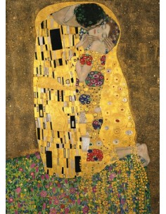 Rompecabezas Klimt, Il Bacio de 1000 piezas, Clementoni