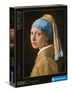 Rompecabezas Vermeer, Girl with a Pearl Earring de 1000 piezas, Clementoni