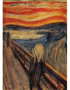 Rompecabezas Munch, L'Urlo de 1000 piezas, Clementoni