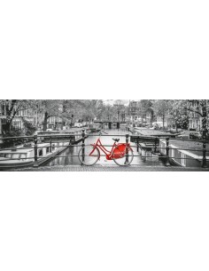 Rompecabezas Amsterdam bicycle de 1000 piezas, Clementoni
