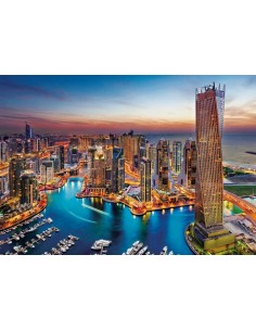 Rompecabezas Dubai Marina de 1500 piezas, CLEMENTONI