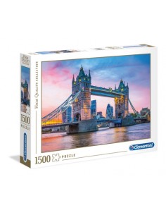 Rompecabezas Tower Bridge Sunset de 1500 piezas, CLEMENTONI
