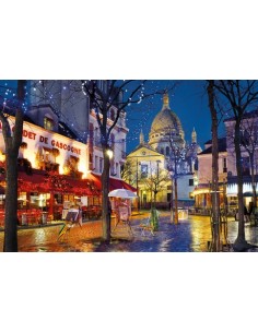 Rompecabezas Paris, Montmartre de 1500 piezas, CLEMENTONI
