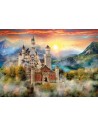Rompecabezas Neuschwanstein de 2000 piezas, Clementoni