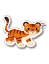 Rompecabezas Wild animals - 2+3+4+5 piezas, Clementoni