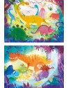 Rompecabezas Funny Dinos, 2x20 piezas, Clementoni