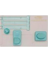 Tablero para  troquelar letras, AMERICAN CRAFTS