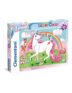 Rompecabezas I Believe in Unicorns de 104 piezas, Clementoni