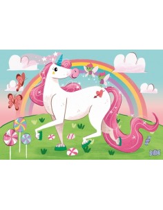 Rompecabezas I Believe in Unicorns de 104 piezas, Clementoni