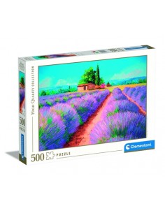 Rompecabezas aroma lavanda de 500 piezas, CLEMENTONI