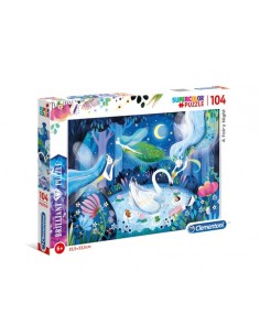 Rompecabezas A Fairy Night de 104 piezas, Clementoni