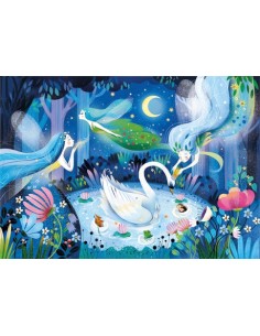Rompecabezas A Fairy Night de 104 piezas, Clementoni