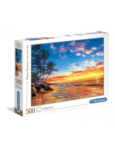 Rompecabezas paradise beach de 500 piezas, CLEMENTONI