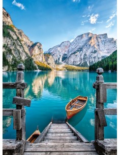 Rompecabezas braies lake 500 pzas, CLEMENTONI