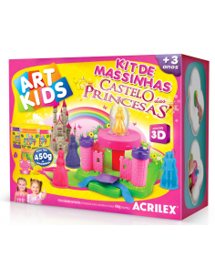 Kit de plastilina Castillo de princesas, ACRILEX