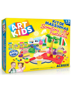 Kit de plastilina Heladería Fantástica 600gr ACRILEX
