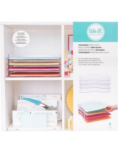 Bandejas de papel apilables, American Crafts