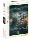 Rompecabezas Barco pirata de 1500 piezas, CLEMENTONI