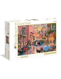 CLEMENTONI / Puzzle rompecabezas, atardecer en Venecia / (36524)