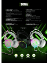 Auriculares con cable p/ consolas T-RGH304 WHITE, T-Dagger