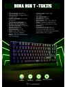 Teclado para computadora gamer T-TGK315, T-Dagger