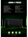 Teclado para computadora gamer T-TGK321, T-Dagger