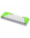 Teclado para computadora gamer T-TGK321 WHITE GREEN, T-Dagger