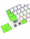 Teclado para computadora gamer T-TGK321 WHITE GREEN, T-Dagger