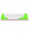 Teclado para computadora gamer T-TGK321 WHITE GREEN, T-Dagger