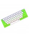 Teclado para computadora gamer T-TGK321 WHITE GREEN, T-Dagger