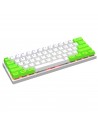 Teclado para computadora gamer T-TGK321 WHITE GREEN, T-Dagger