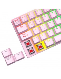 Teclado para computadora gamer T-TGK321 PINK, T-Dagger