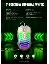 Mouse para computadora gamer T-TGM310 White Imperial, T-Dagger