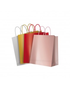 Bolsas de regalo metálicas surtidas (por unidad)