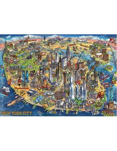 ROMPECABEZAS 500 NEW YORK MAP