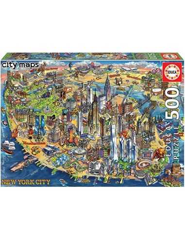 ROMPECABEZAS 500 NEW YORK MAP