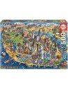 ROMPECABEZAS 500 NEW YORK MAP