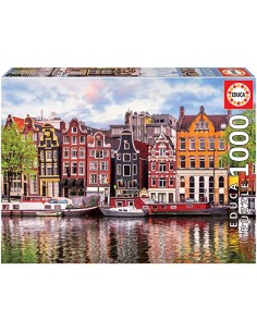 EDUCA 18458 ROMPECABEZAS 1000pzc DANCING HOUSES, AMSTERDAM