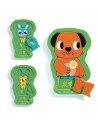 Rompecabezas infantil de Charlie & Co. 3 niveles | Jobbi