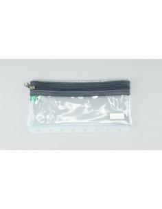 Estuchera Crystal Cool Grey, Cuaderno Inteligente