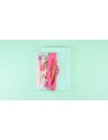 Estuchera Crystal Neón Pink, Cuaderno Inteligente