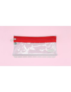 Estuchera Crystal Rojo, Cuaderno Inteligente