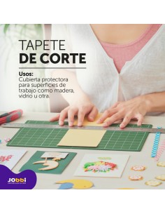 Tapete de corte 3MM verde, ACRICOLOR