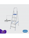 Escalera Aluminio 5 peldaños, MOR