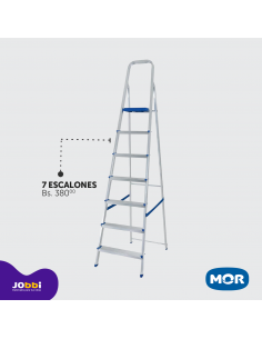 Escalera Aluminio 7 peldaños, MOR