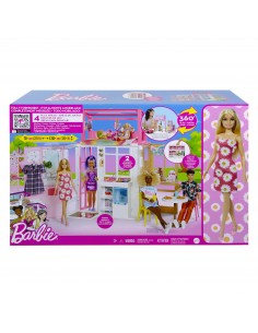 BARBIE / Set de casa de muñecas de 2 pisos.