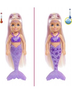 Barbie Chelsea Sirena Color Reveal, surtido