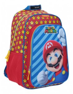 MOCHILA GRANDE MARIO BROS CHENSON MB65104-9