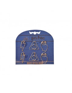 Clip metálico set x6 formas HARRY POTTER - Mooving
