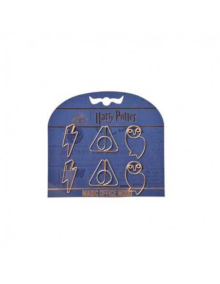 Clip metálico set x6 formas HARRY POTTER - Mooving
